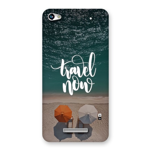 Travel Now Back Case for Canvas Hue 2 A316