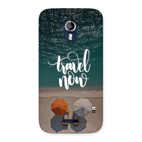 Travel Now Back Case for Canvas Magnus A117