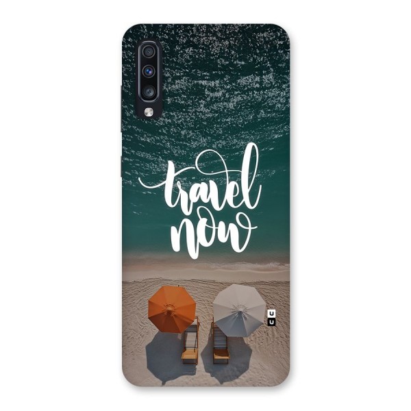 Travel Now Back Case for Galaxy A70