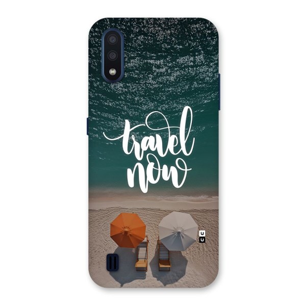 Travel Now Back Case for Galaxy M01