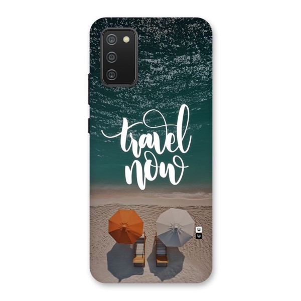 Travel Now Back Case for Galaxy M02s
