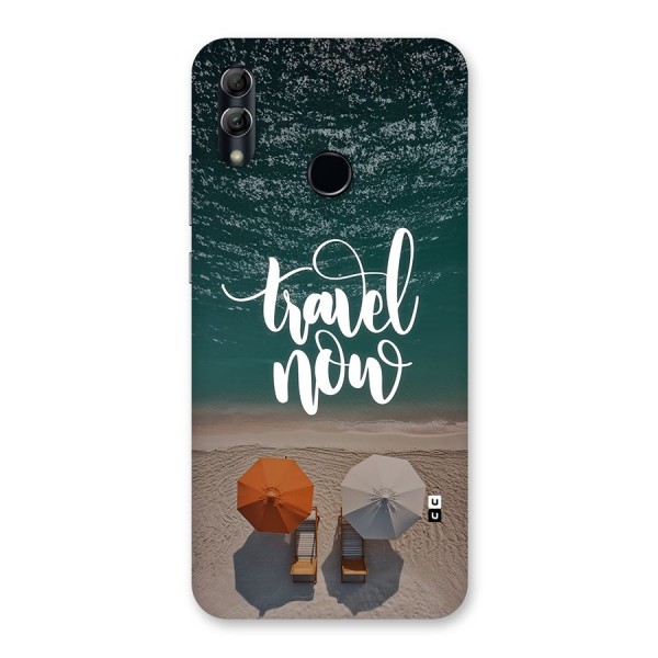 Travel Now Back Case for Honor 10 Lite