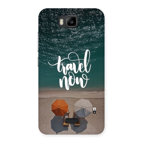 Travel Now Back Case for Honor Bee