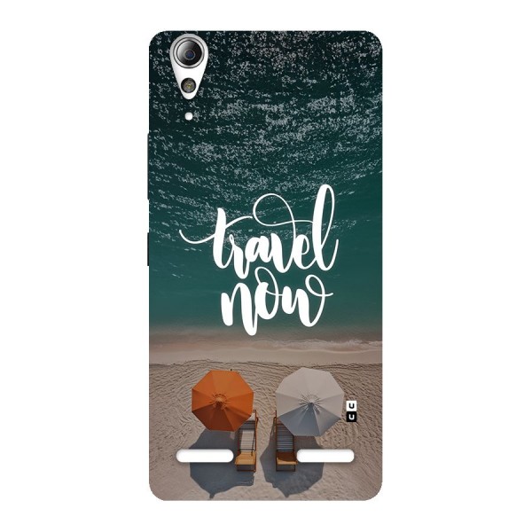 Travel Now Back Case for Lenovo A6000 Plus