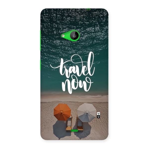 Travel Now Back Case for Lumia 535