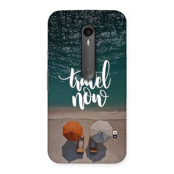 Travel Now Back Case for Moto G3