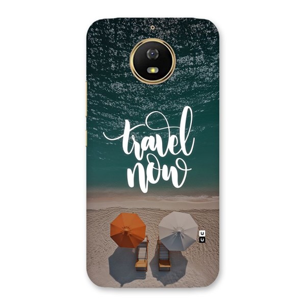 Travel Now Back Case for Moto G5s