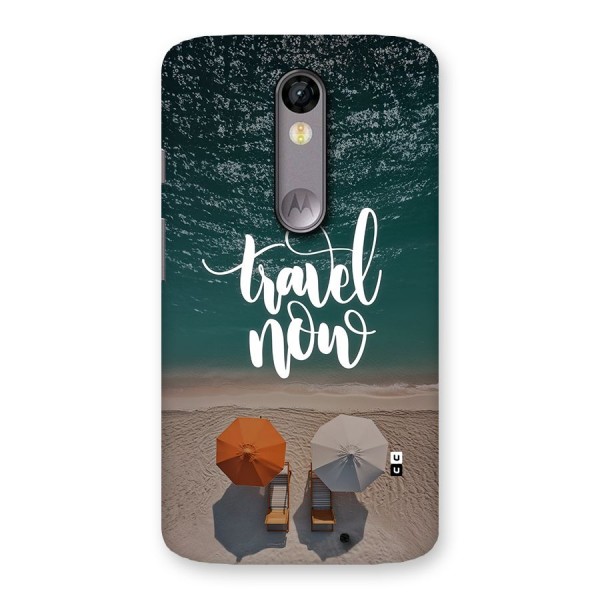 Travel Now Back Case for Moto X Force