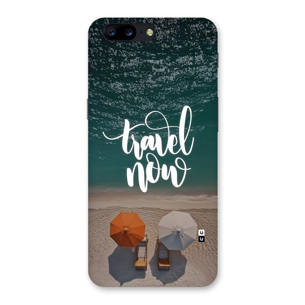 Travel Now Back Case for OnePlus 5