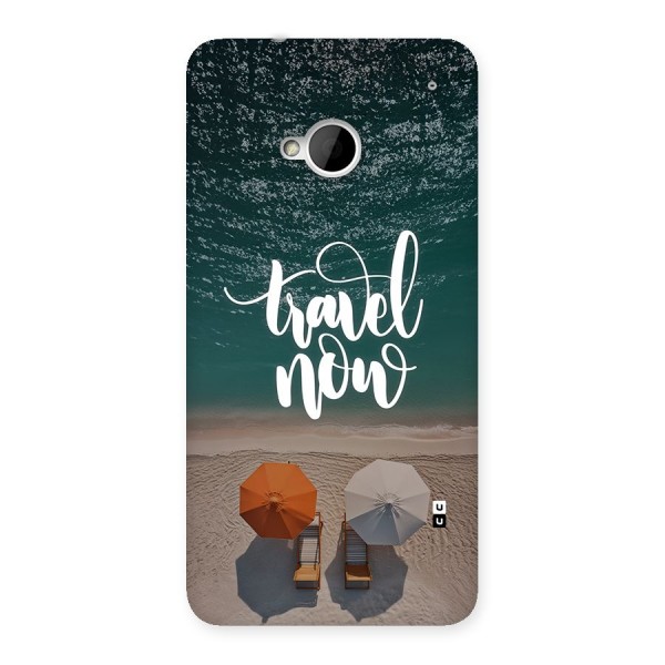 Travel Now Back Case for One M7 (Single Sim)