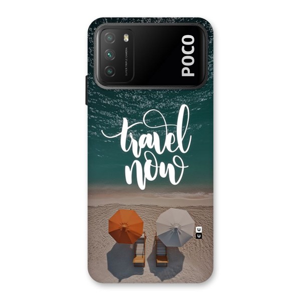 Travel Now Back Case for Poco M3