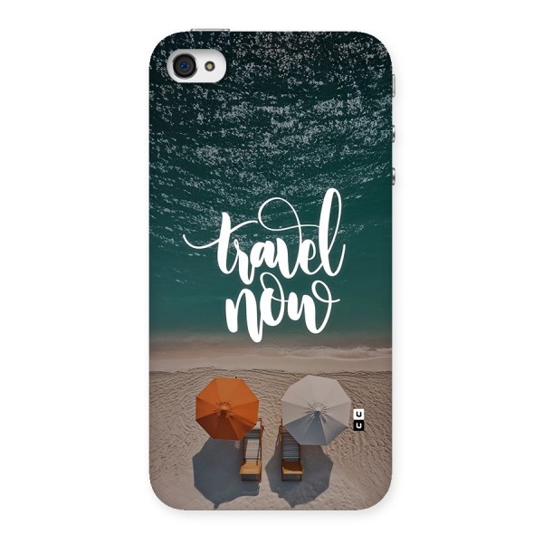 Travel Now Back Case for iPhone 4 4s