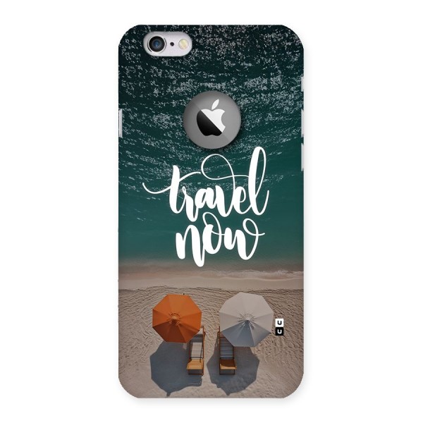 Travel Now Back Case for iPhone 6 Logo Cut