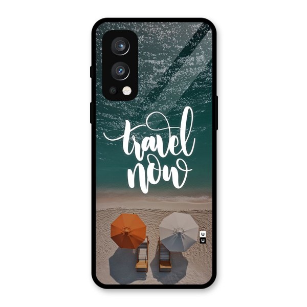 Travel Now Glass Back Case for OnePlus Nord 2 5G