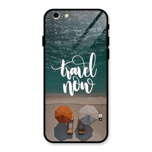 Travel Now Glass Back Case for iPhone 6 6S