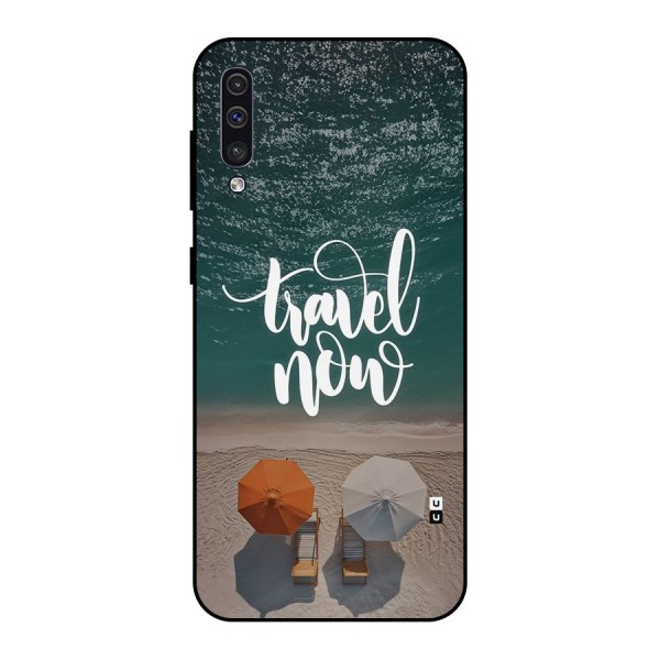 Travel Now Metal Back Case for Galaxy A30s