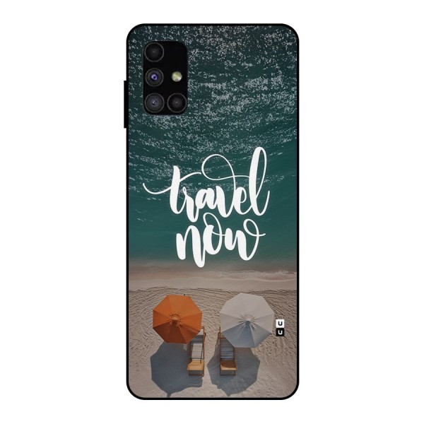 Travel Now Metal Back Case for Galaxy M51