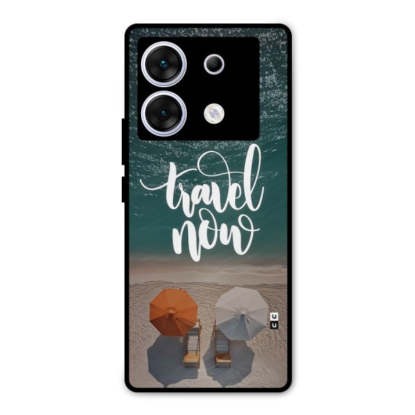Travel Now Metal Back Case for Infinix Zero 30 5G