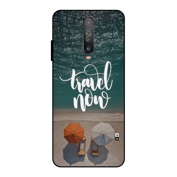 Travel Now Metal Back Case for Poco X2