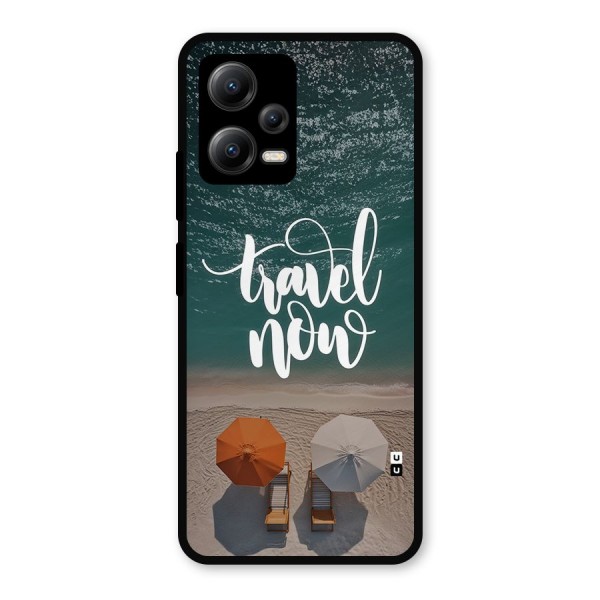Travel Now Metal Back Case for Poco X5