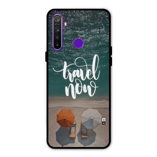 Travel Now Metal Back Case for Realme 5