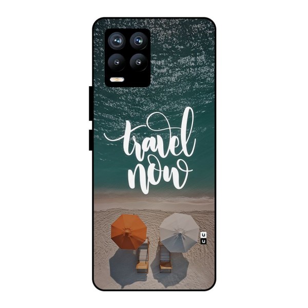 Travel Now Metal Back Case for Realme 8 Pro
