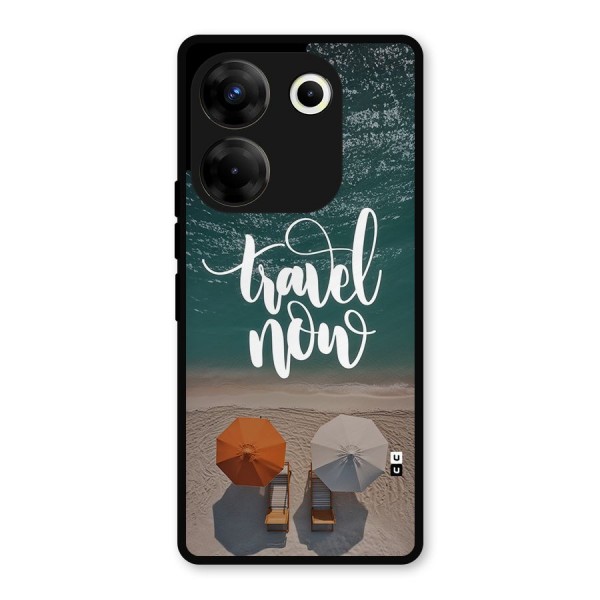 Travel Now Metal Back Case for Tecno Camon 20