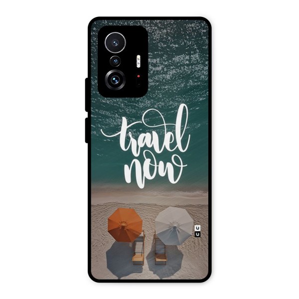 Travel Now Metal Back Case for Xiaomi 11T Pro