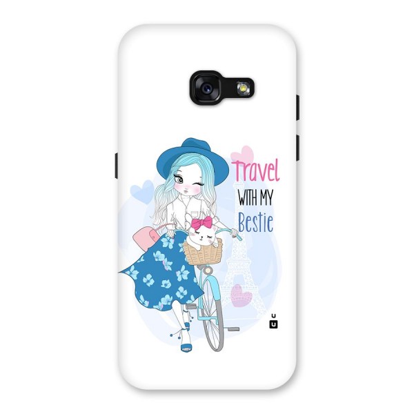 Travel With My Bestie Back Case for Galaxy A3 (2017)