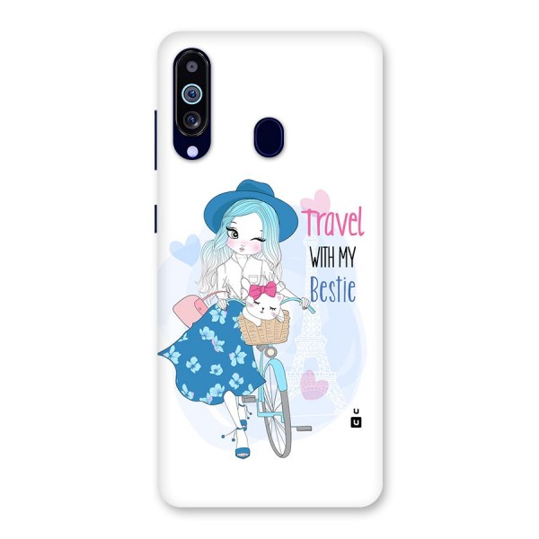 Travel With My Bestie Back Case for Galaxy A60