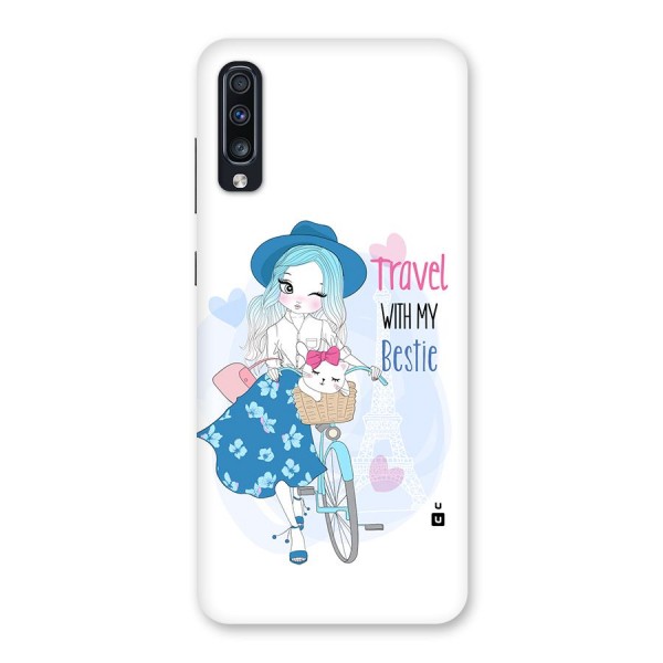 Travel With My Bestie Back Case for Galaxy A70