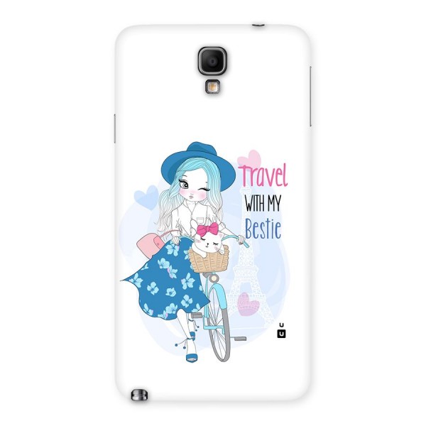Travel With My Bestie Back Case for Galaxy Note 3 Neo