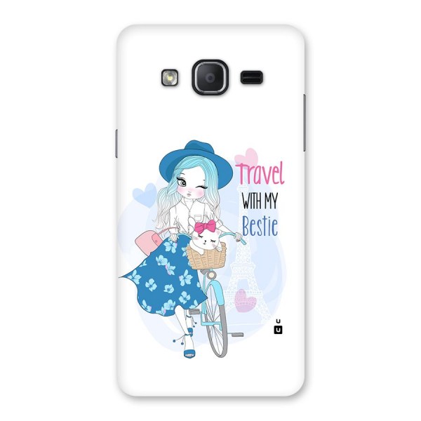 Travel With My Bestie Back Case for Galaxy On7 2015