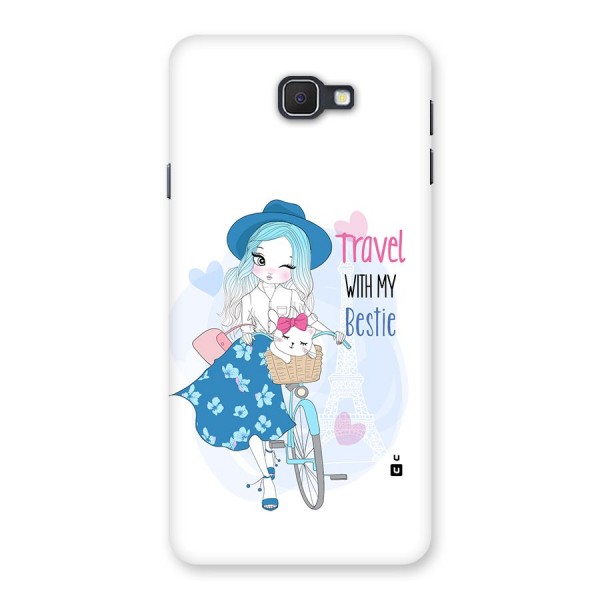 Travel With My Bestie Back Case for Galaxy On7 2016