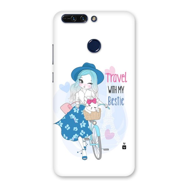 Travel With My Bestie Back Case for Honor 8 Pro