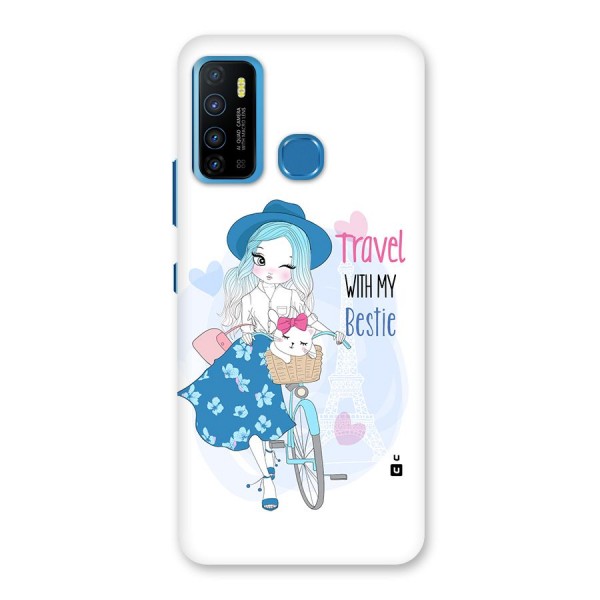 Travel With My Bestie Back Case for Infinix Hot 9
