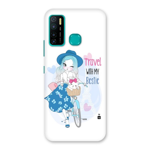 Travel With My Bestie Back Case for Infinix Hot 9 Pro
