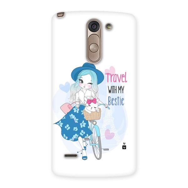 Travel With My Bestie Back Case for LG G3 Stylus