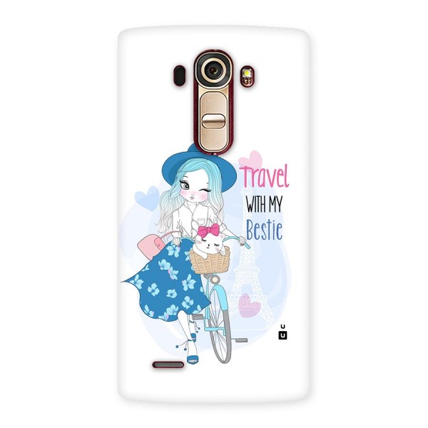 Travel With My Bestie Back Case for LG G4