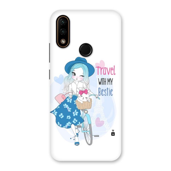 Travel With My Bestie Back Case for Lenovo A6 Note