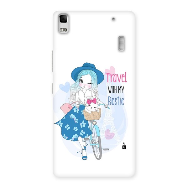 Travel With My Bestie Back Case for Lenovo A7000
