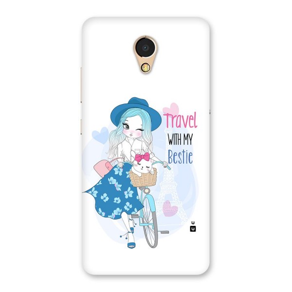 Travel With My Bestie Back Case for Lenovo P2