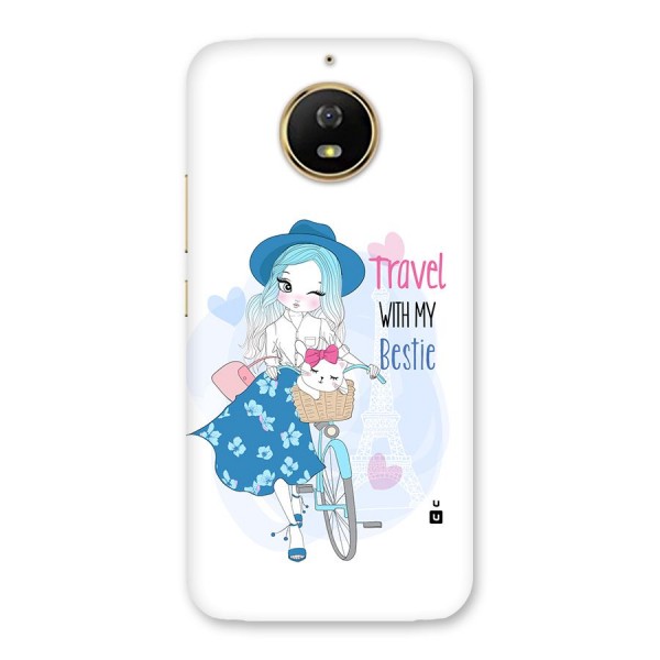 Travel With My Bestie Back Case for Moto G5s