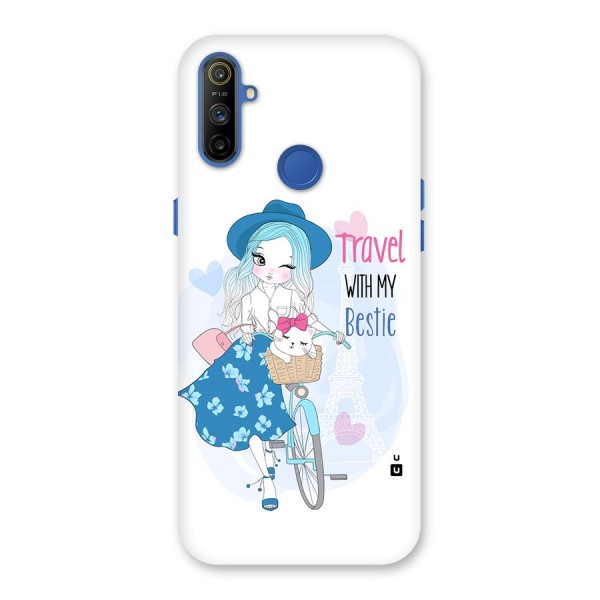 Travel With My Bestie Back Case for Realme Narzo 10A