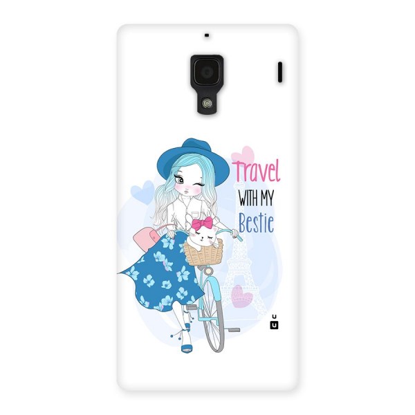 Travel With My Bestie Back Case for Redmi 1s