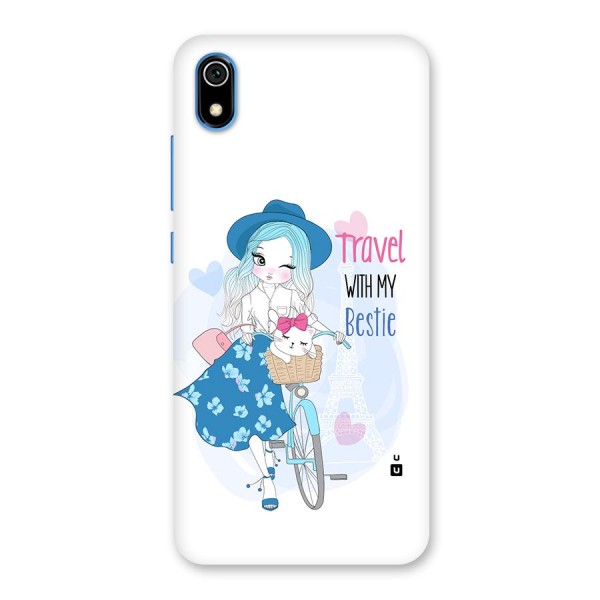 Travel With My Bestie Back Case for Redmi 7A