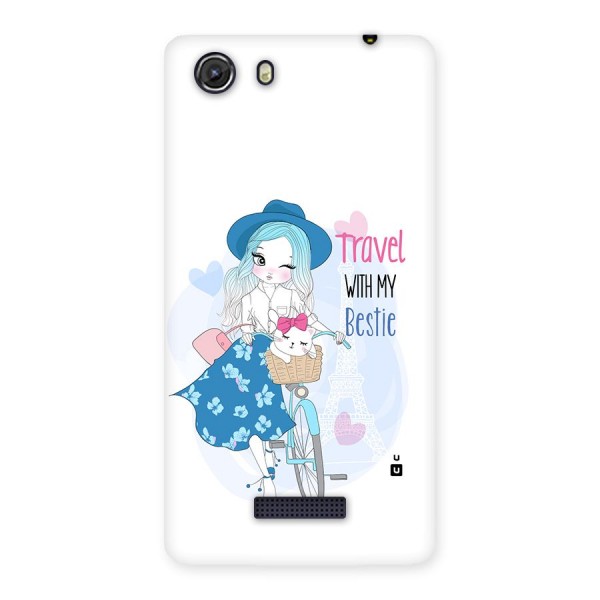 Travel With My Bestie Back Case for Unite 3