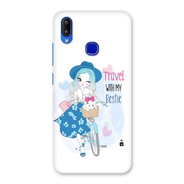 Travel With My Bestie Back Case for Vivo Y91