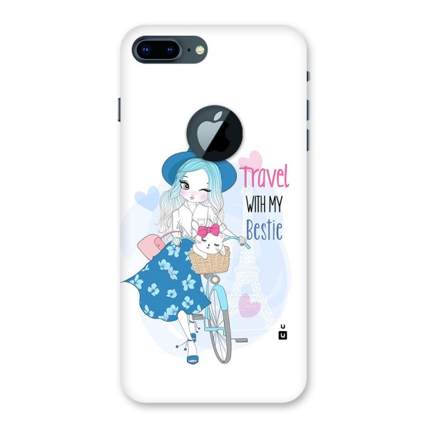 Travel With My Bestie Back Case for iPhone 7 Plus Logo Cut