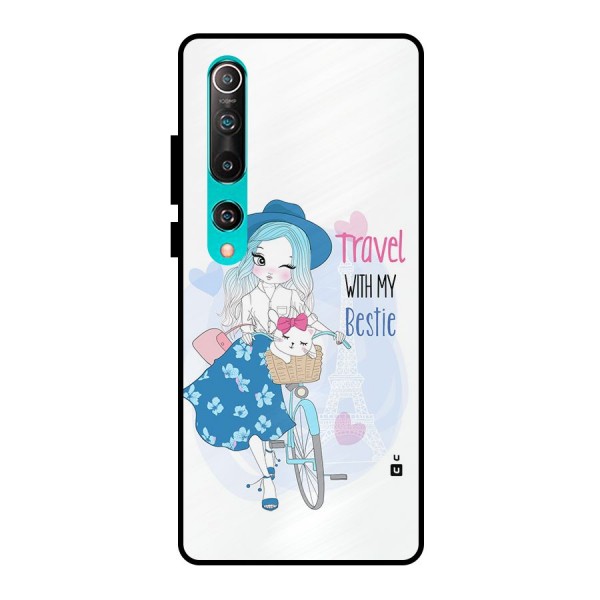 Travel With My Bestie Metal Back Case for Mi 10